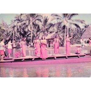 Vintage 1970s Polynesian Cultural Center Hawaii Canoe Pageant Photo Lot of 16 image 9