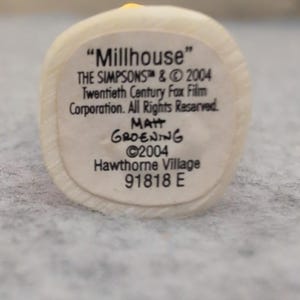 The Simpsons Hawthorne Village Milhouse Van Houten Squishee Figurine 2004 91818E image 4
