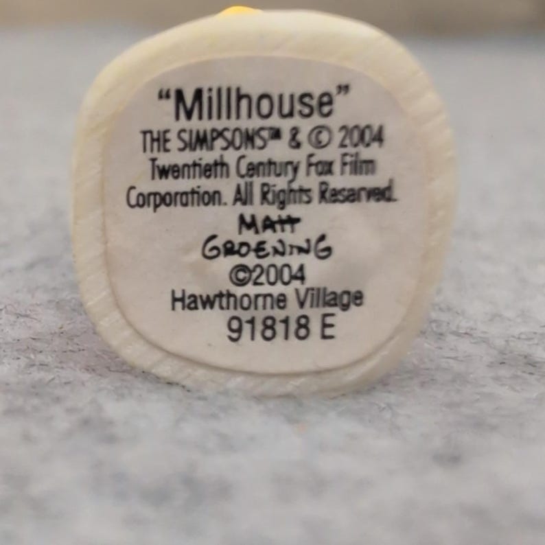 The Simpsons Hawthorne Village Milhouse Van Houten Squishee Figurine 2004 91818E image 4