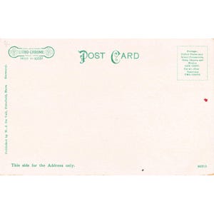 Stara pocztówka litograficzna „Dom Miłosierdzia” w Pittsfield, Massachusetts, W. J. De Vall 88315 zdjęcie 2