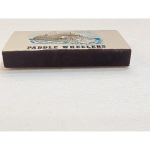 Vintage Paddle Wheelers Matchbox Souvenir Reuben E Lee River Boat Collectible image 3
