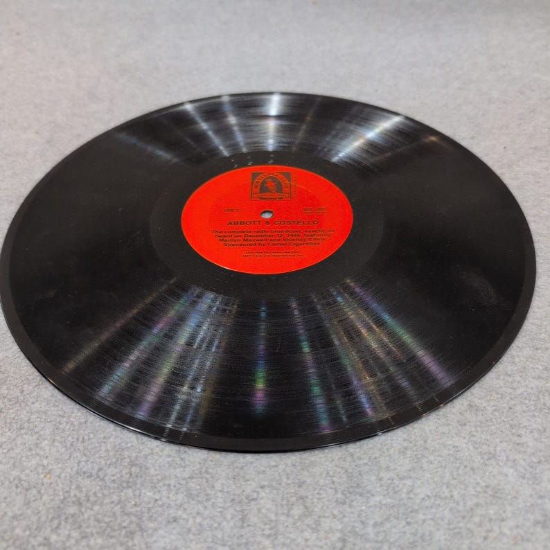 Abbott & Costello Who's on First Vinyl Nostalgia Lane NLR 1001 1977 TB+ image 4