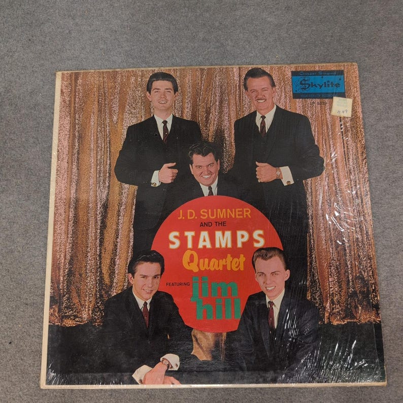 JD Sumner and the Stamps Quartet Featuring Jim Hill Skylite LP 6039 Vinyl Record image 1