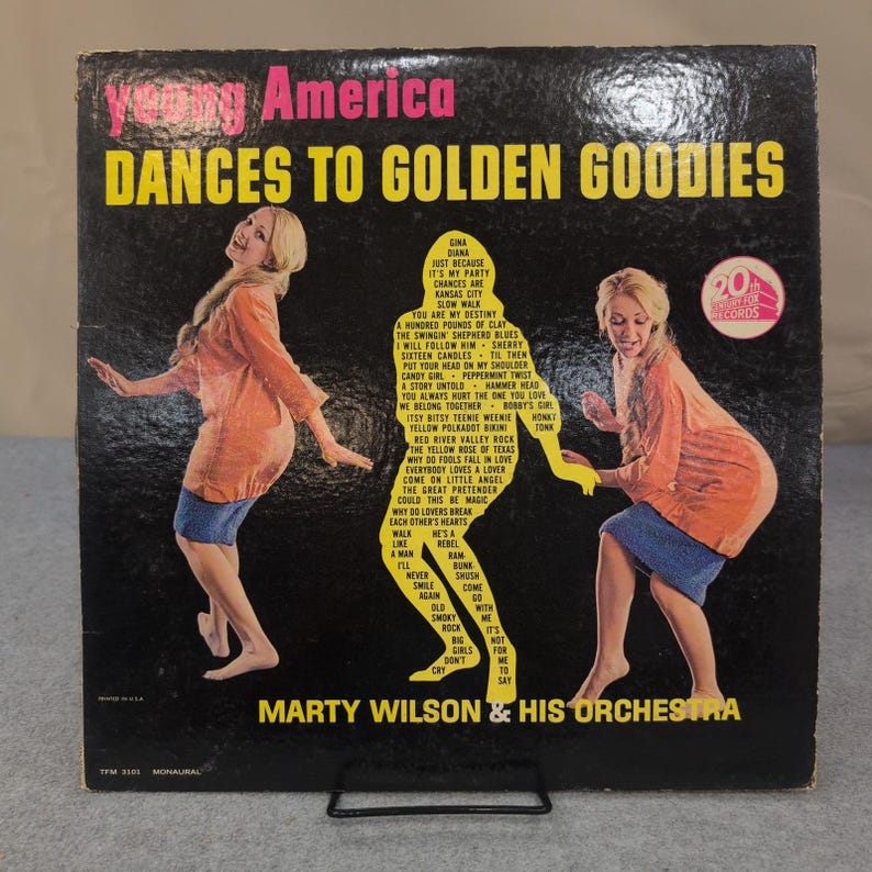 Marty Wilson Orchestra Young America Dances to Golden Goodies Vinyl LP TFM 3101 image 1