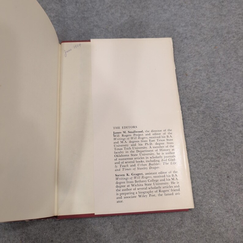 Artículos semanales de Will Rogers, vol. 2: Los años de Coolidge (1925-1927), tapa dura, 1980. imagen 7