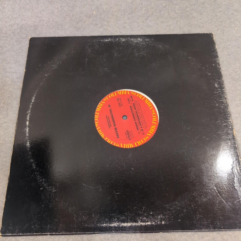 Grover Washington Jr Plays It Straight With Jazz Greats Promo Vinyl CAS1189 1988 image 2