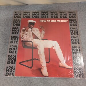 Kool Moe Dee, How Ya Like Me Now, 12 single vinyle 1987 Jive Rooftop 1073-1-JD TB image 1