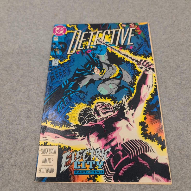 DC Comics Detective Comics 645 Batman Electric City Part 2 Chuck Dixon 1992 image 1