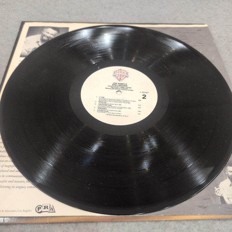 Joe Sample Spellbound Vinyl LP 1989 Warner Bros 1-25781 Promotional Copy Jazz image 7