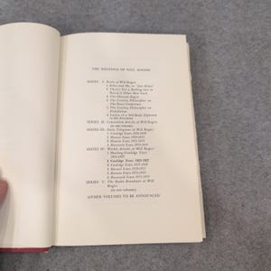 Artículos semanales de Will Rogers, vol. 2: Los años de Coolidge (1925-1927), tapa dura, 1980. imagen 4