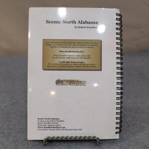 Schilderachtig boek met reisgids voor verborgen natuurlijke schatten, Noord-Alabama, boek met spiraalbinding afbeelding 2