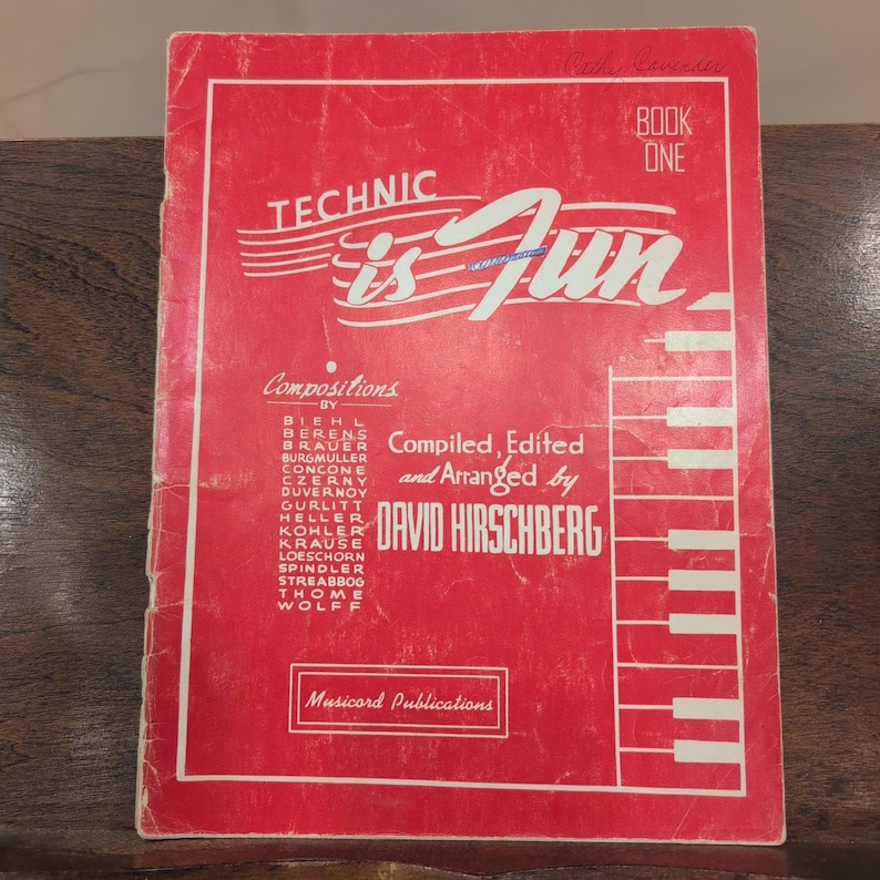Technic Is Fun Book One Musicord Piano Compositions Vintage 1941 image 1
