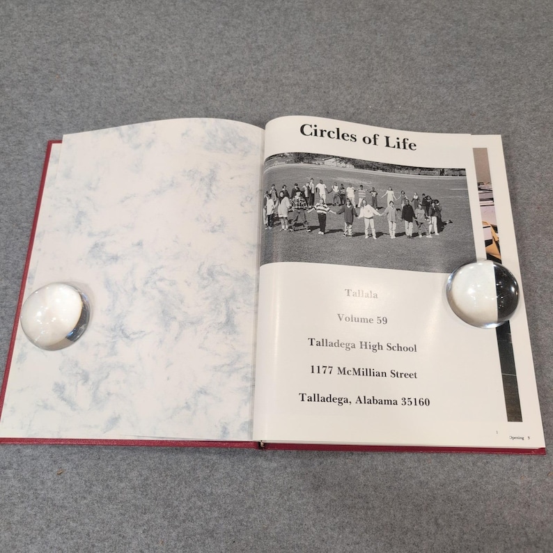 1996 Talladega High School Yearbook Circles of Life Vol 59 Alabama Tallala 96 image 3