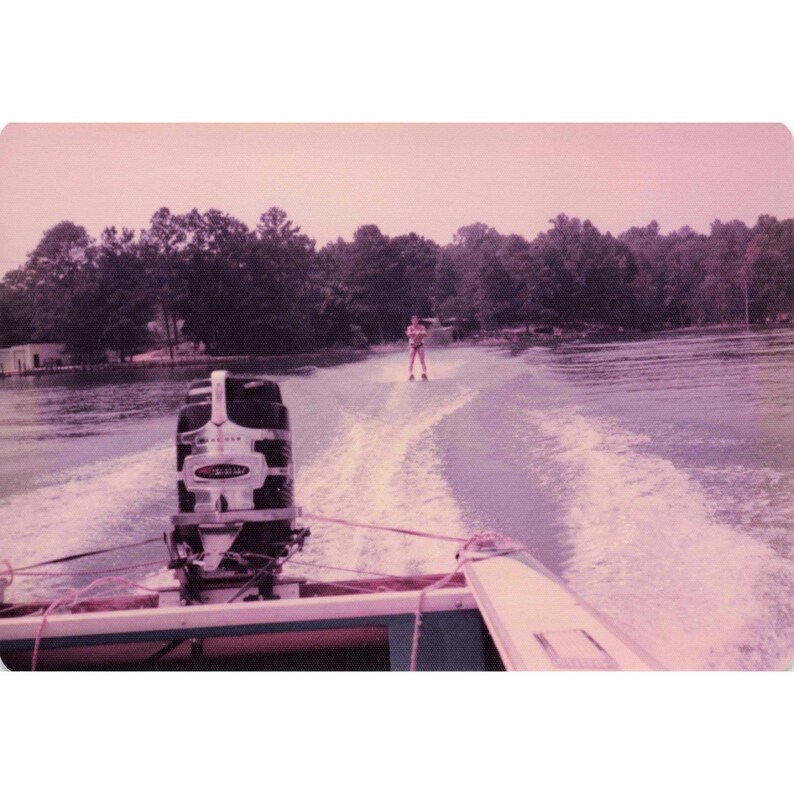 Vintage 1970s Lake Water Skiing Photos Lot of 6 Mercury 650 Motor 3.5x5 image 4