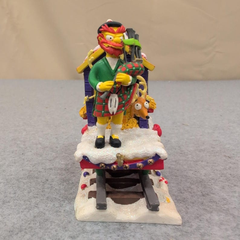 2004 The Simpsons Christmas Express A Cold Winter's Draft Groundskeeper Willie image 2