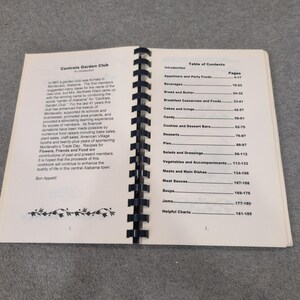 Flowers Friends & Food Centrala Garden Club Montevallo Alabama Cookbook 2004 image 3