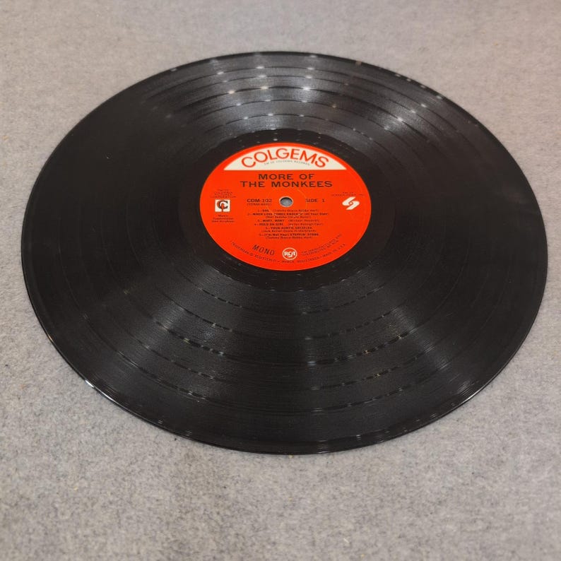 The Monkees More of the Monkees Vinyl LP Mono Colgems COM-102 1967 Vintage image 3