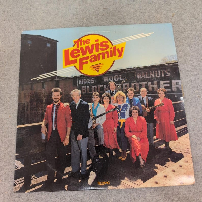 The Lewis Family Generation to Generation Vinyl LP Riversong Bluegrass image 1