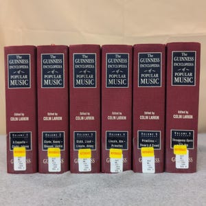 Guinness Encyclopedia of Popular Music 6 Vol Full Set Colin Larkin 2nd Ed 1995 image 1