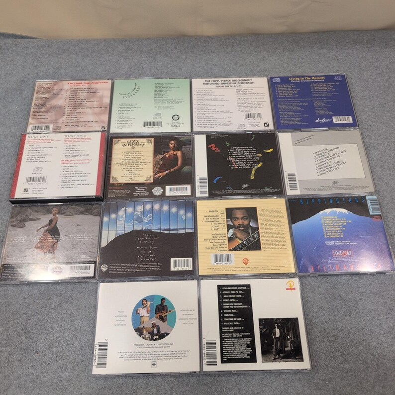 Lote de 15 CDs de jazz: Jaco Pastorius, Stanley Clarke, George Benson, Lizz Wright e Fusion. imagem 2