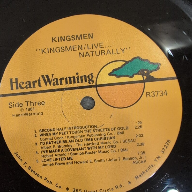 The Kingsmen Live Naturally 2-LP & Chart Breakers Schallplatte Lot Evangelium R3734 Bild 5