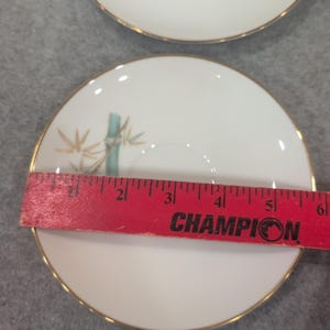 Noritake Oriental 6341 Bamboo Salad Plates and Saucers Set of 8 Japan Fine China image 7