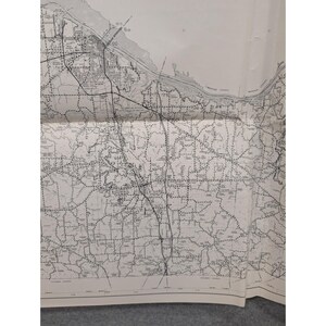 VTG 1975 General Highway Map Morgan County Alabama Cartography Decor 24" x 18" image 3