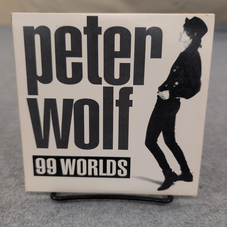 Peter Wolf 99 Worlds 7" vinyl single promo MCA Records 1990 Up to No Good afbeelding 1