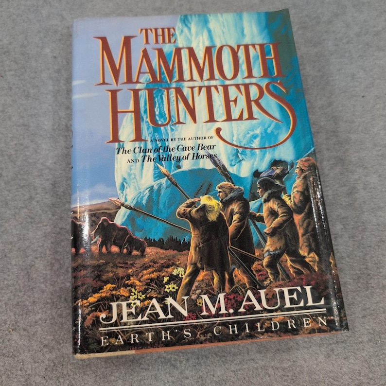 I cacciatori di mammut, Jean M Auel Prima edizione della Corona, prima stampa Copertina rigida 985 immagine 1