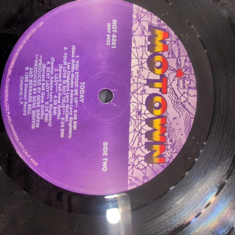 Today Self-Titled Vinyl LP 1988 Motown MOT-6261 Teddy Riley New Jack Swing VG image 5