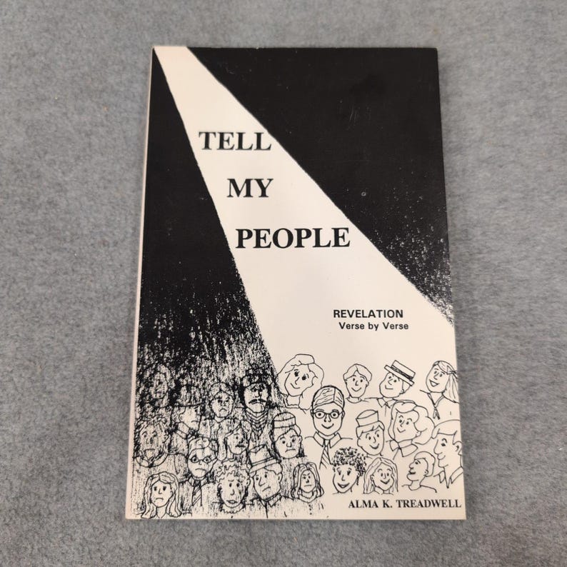 Tell My People Revelation Verse by Verse Alma K Treadwell 1993 Paperback Book image 1