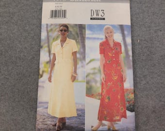 Butterick 4970 DW3 David Warren Misses Petite Dress Sewing Pattern Size 6 8 10
