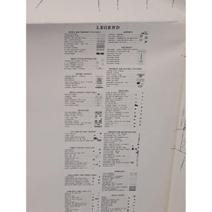 1978 Houston County Alabama Highway Map Vintage Dothan Ardilla Avon 25" x 18" image 3