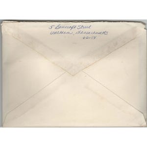Enveloppe oblitérée vintage de 1968, timbre FDR 6c, Mission Safety 70, oblitération Waltham MA image 2