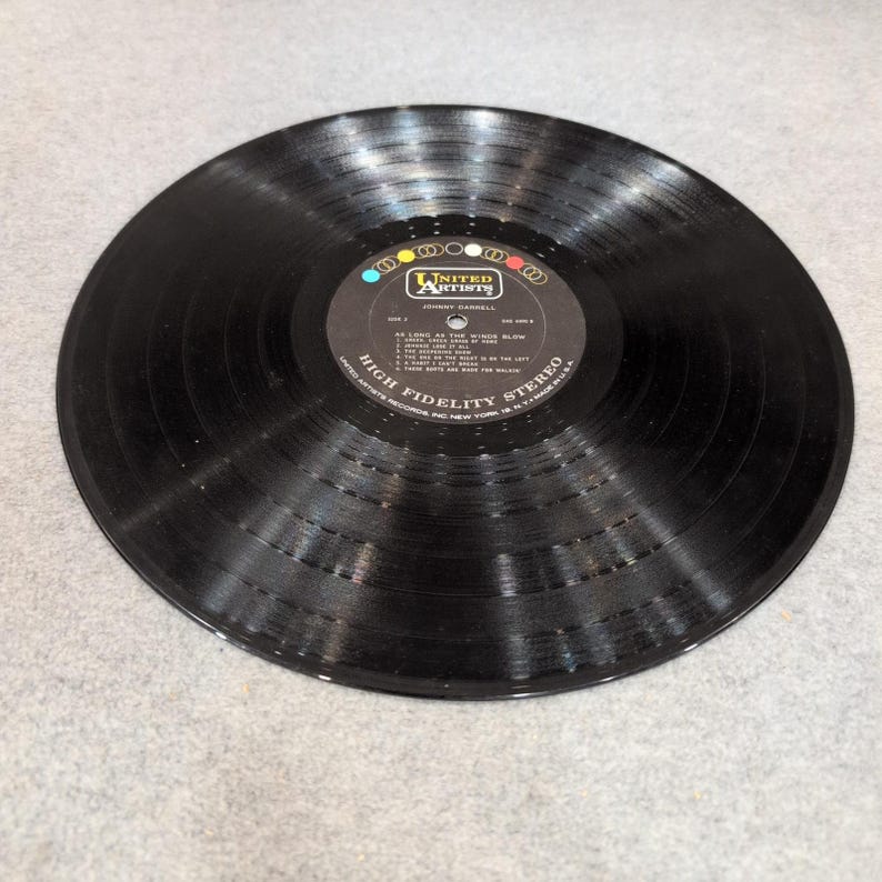 Johnny Darrell - As Long As The Winds Blow - LP de Vinil - United Artists UAS 6490 - Estéreo imagem 6