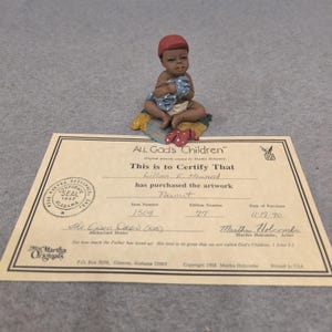 All God's Children Peanut Figurine Martha Holcombe Miss Martha Originals #77 image 8