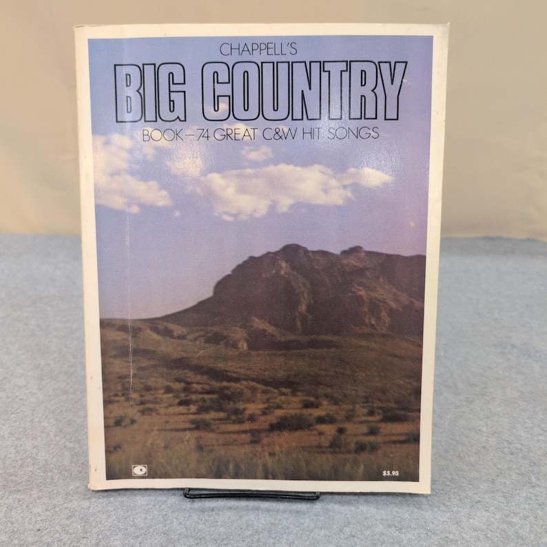 Chappell's Big Country Book 74 Great C&W Hit Songs Vintage Sheet Music Songbook image 1