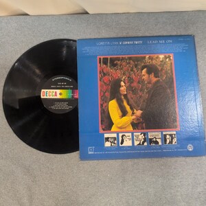 Loretta Lynn Conway Twitty Lead Me On Vinyl LP Decca DL 75326 Country Music 1971 image 2