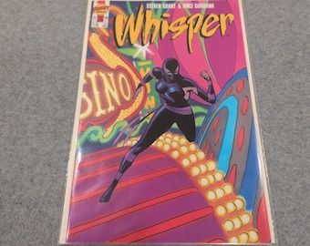 Whisper 26 First Comics July 1989 Steven Grant Vince Giarrano Ninja Copper Age