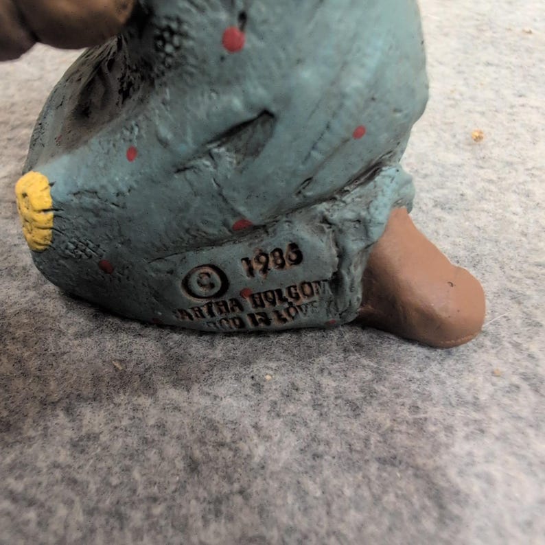 Martha Holcombe All God's Children Prissy with Bear Figurine 1348 Edition 54 image 2