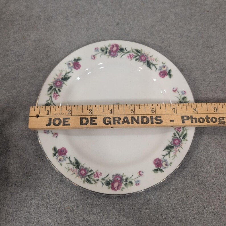 Sheffield Fine China Jubilee JE 81 Demitasse Cup and Saucer Set Floral Japan image 5
