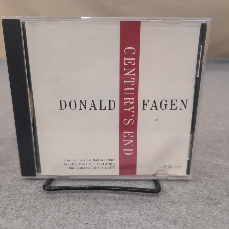 Donald Fagen Century's End Promo CD Single Bright Lights Big City 1988 image 1