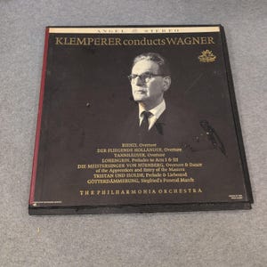Klemperer Conducts Wagner Philharmonia Orchestra Angel Records 2-LP Box SB-3610 image 1