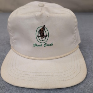 Vintage Shoal Creek Golf Club Embroidered Eagle Golf Cap Hat image 1