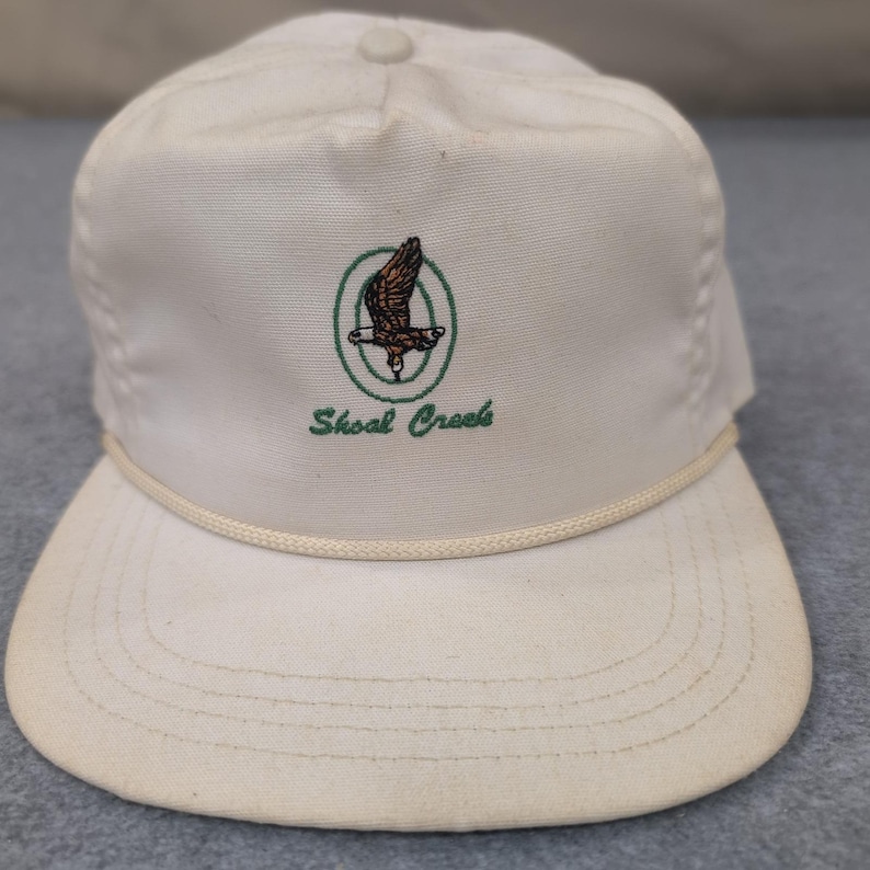 Vintage Shoal Creek Golf Club Embroidered Eagle Golf Cap Hat image 1