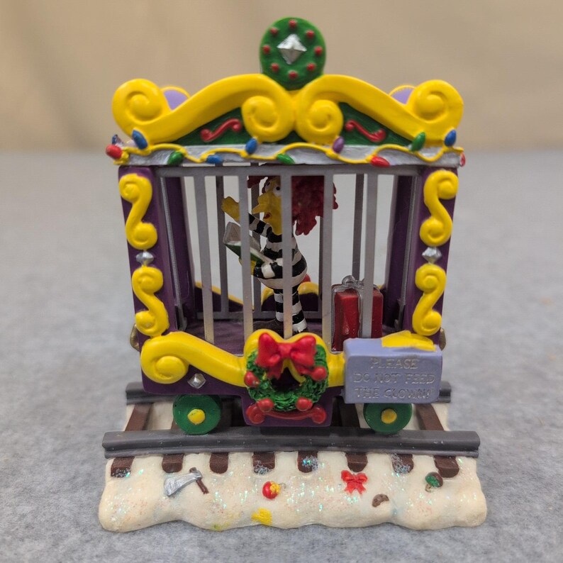 The Simpsons Carol of the Bars Sideshow Bob Christmas Express Figurine 2004 image 1