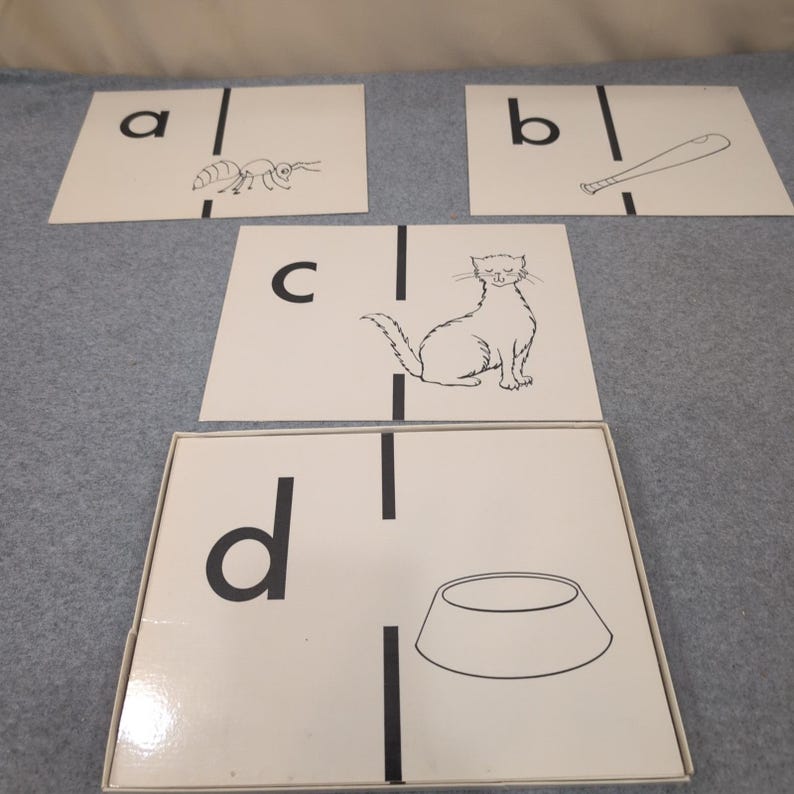 Vintage 1968 Sound-Symbol Cards Sullivan Associates Program McGraw-Hill Reading image 3