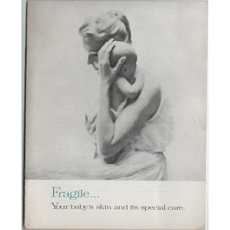Livret vintage Johnson & Johnson Fragile Soins de la peau de votre bébé B-168 Document éphémère image 1