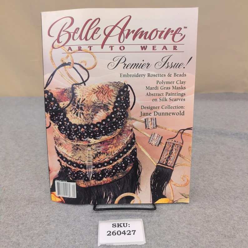 Belle Armoire Art To Wear Premier uitgave lente 2001 Stampington Magazine 260427 afbeelding 1