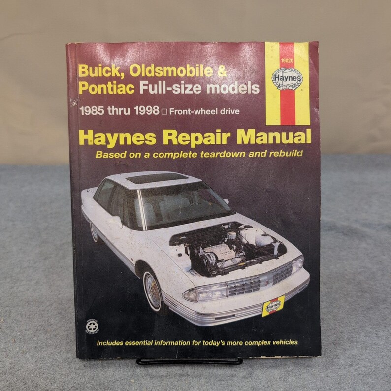 Manual de Reparação Haynes para Buick, Oldsmobile e Pontiac de tamanho normal (1985-1998) com tração dianteira (19020) imagem 1